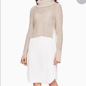 BCBG dress and sweater